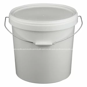 Ведро 21 л. пластиковое для пищевых продуктов , плотное с металлической ручкой Белое Круглое (артикул: 020000138) купить в разделе «Пищевые ведра и контейнеры».